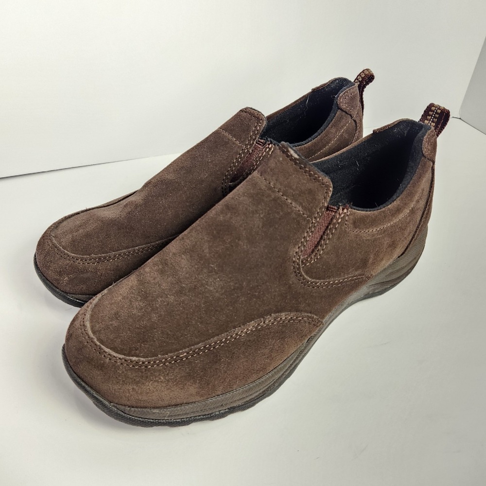 L.L. Bean Men's‎ Brown Suede Comfort  Slip-On Loafers Sneakers Size 8.5M